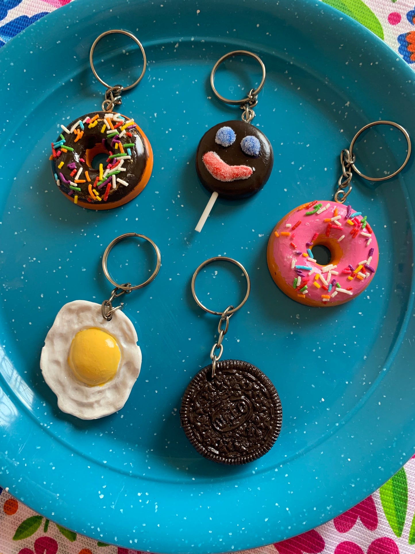 Mexican charm/ paleta payaso/ mexican keychain
