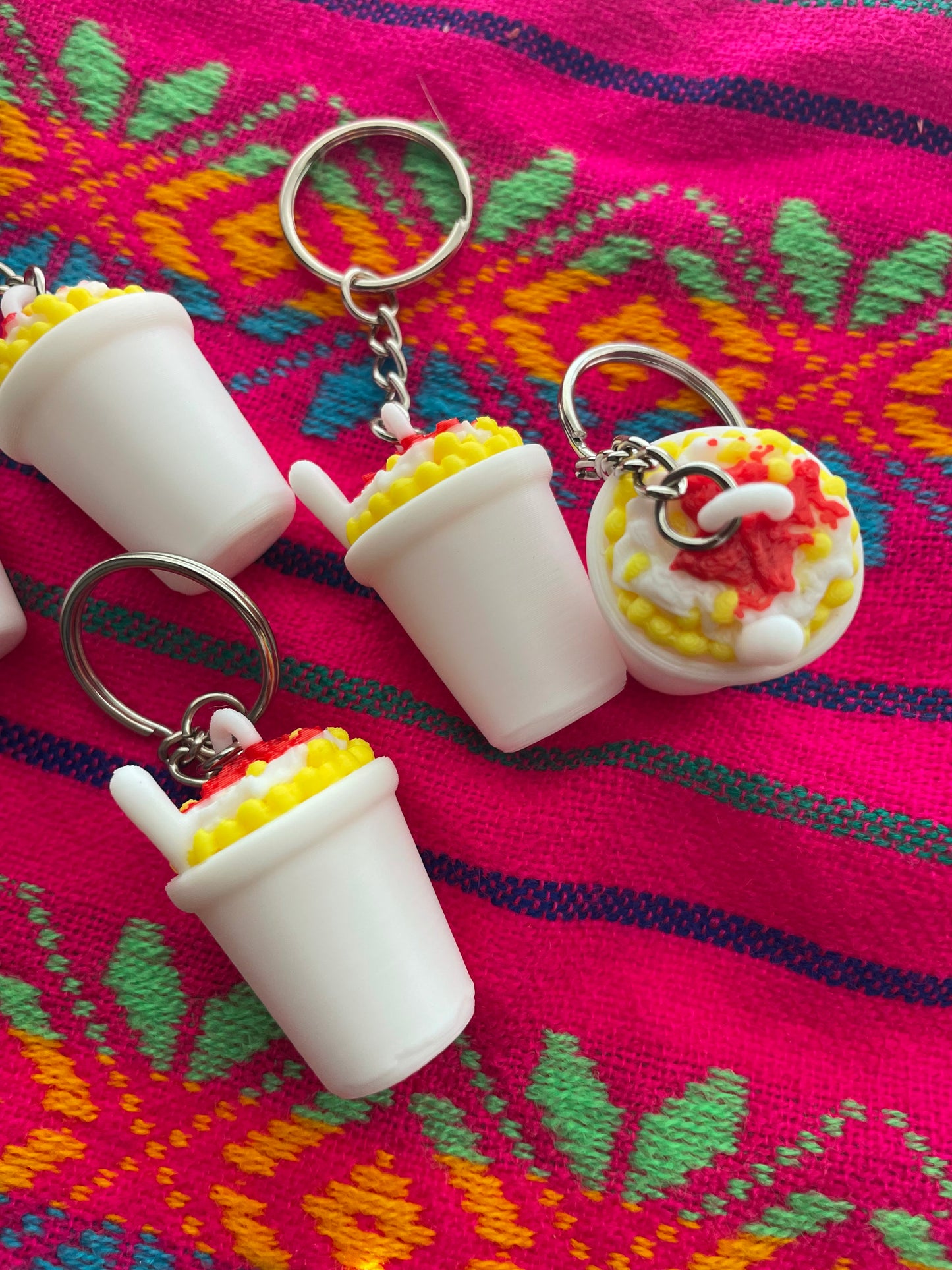 Elote Charm Bag | Latina Nostalgia Mini Purse Charm | Cute Mexican Grocery Bag | Funny Gift for Her | Handmade Bag Accessory (Copy)