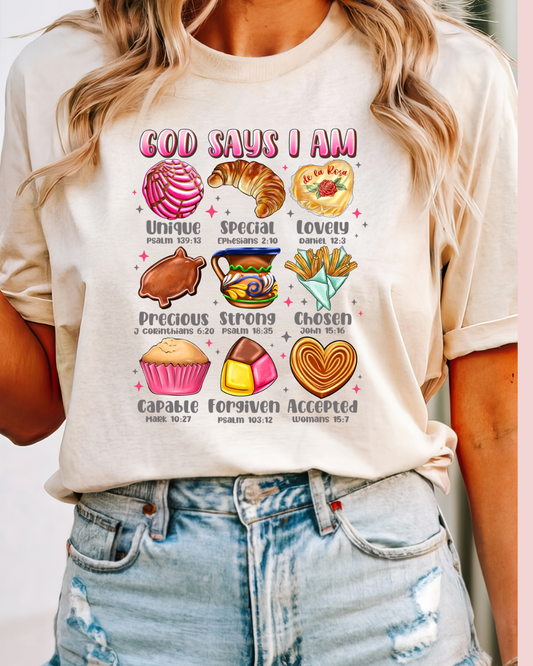 Sweet Valentine’s Tees – Pan Dulce & Cafecito Love