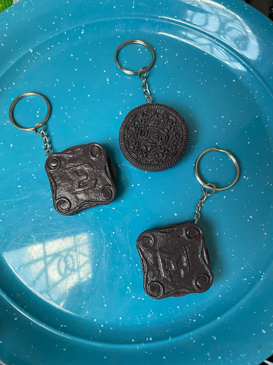 Cookies  Charm Bag | Latina Nostalgia Mini Purse Charm | Cute Mexican Grocery Bag | Funny Gift for Her | Handmade Bag Accessory