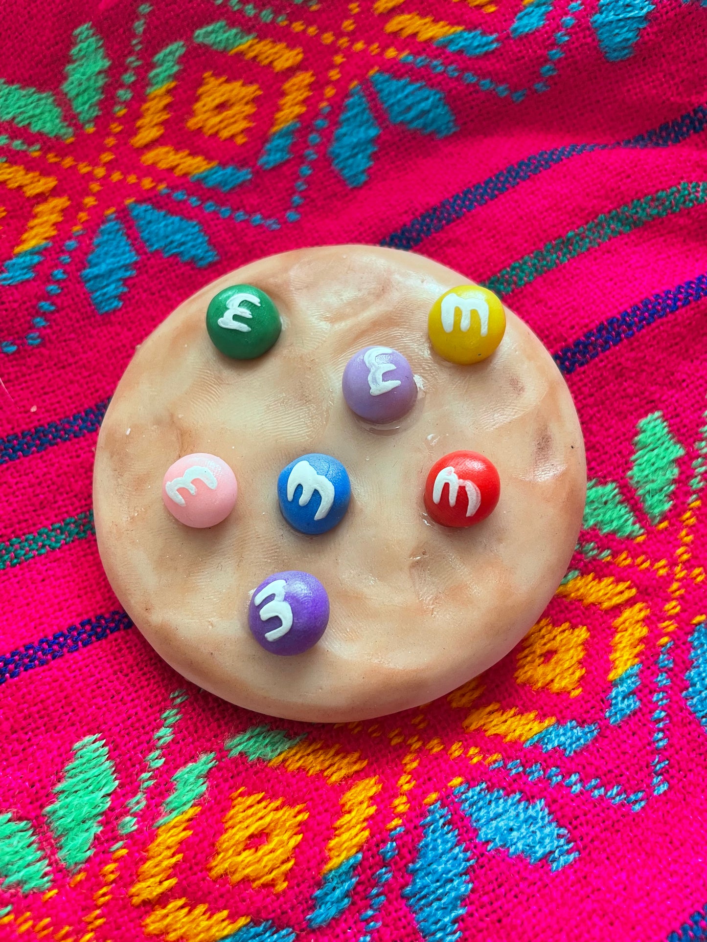 Mexican Clay Food Pocket Mirror | Handmade Compact Mirror Inspired by Mexican Snacks